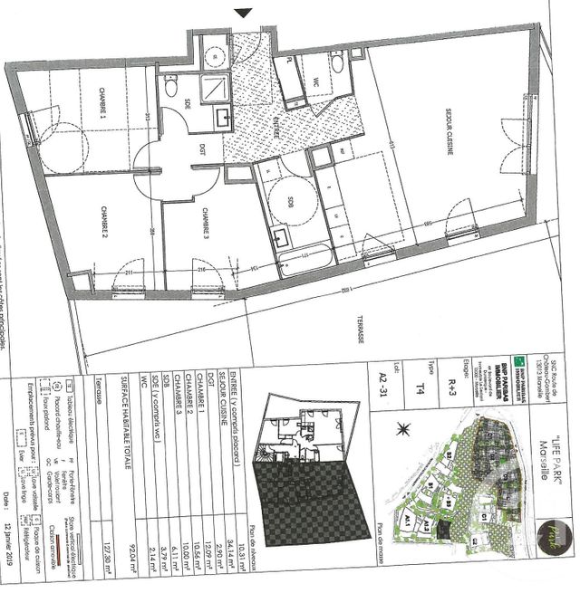 Appartement F4 à vendre - 4 pièces - 92.04 m2 - MARSEILLE - 13013 - PROVENCE-ALPES-COTE-D-AZUR - Century 21 Immo-Conseil Appartement F4 à vendre - 4 pièces - 92.04 m2 - MARSEILLE - 13013 - PROVENCE-ALPES-COTE-D-AZUR - Century 21 Immo-Conseil
